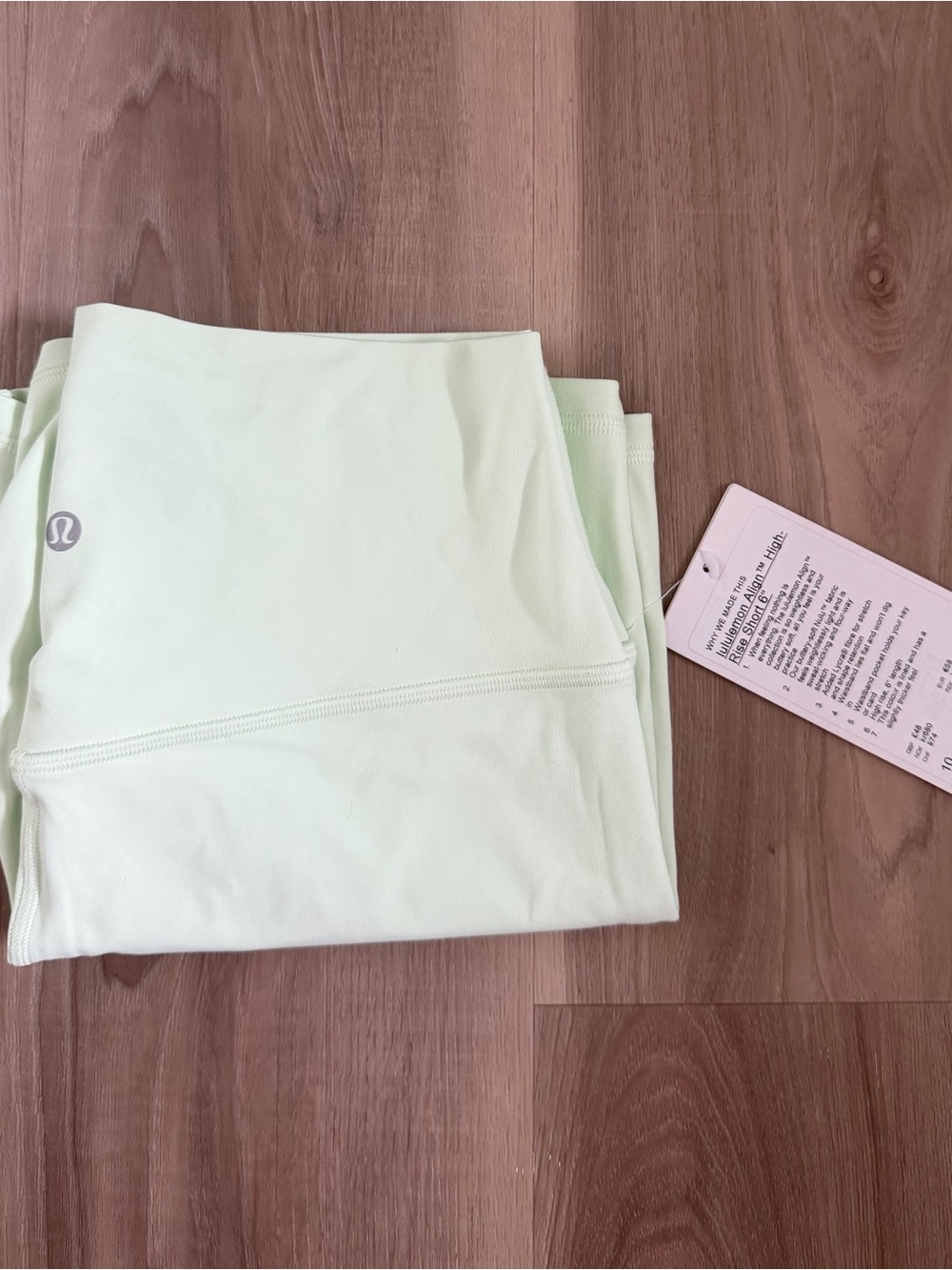 Lululemon Matcha Magic Align 6” Shorts - Picture 2 of 3